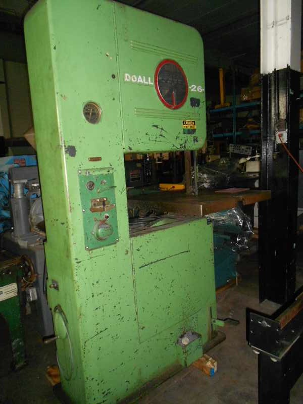 26" DoAll V26 Vertical Band Saw